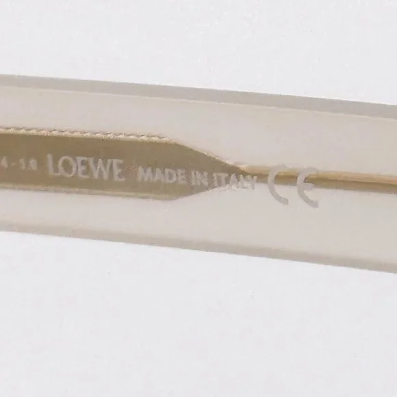 NEW LOEWE LW40020I 21E WHITE BROWN ROUND SUNGLASSES LOEWE display picture 1